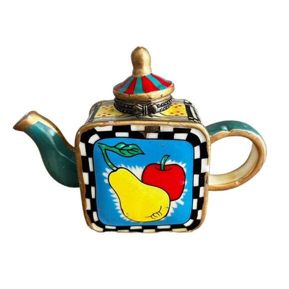 Teapot trinket box - Picture 1 of 8